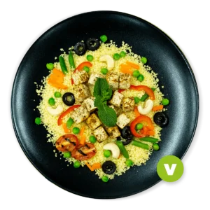 Cous cous con tofu oriental